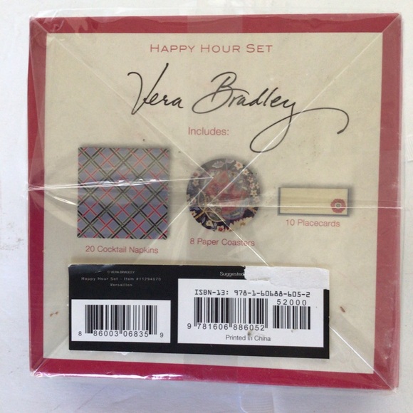 VERA BRADLEY HAPPY HOUR SET NWT - Picture 5 of 5